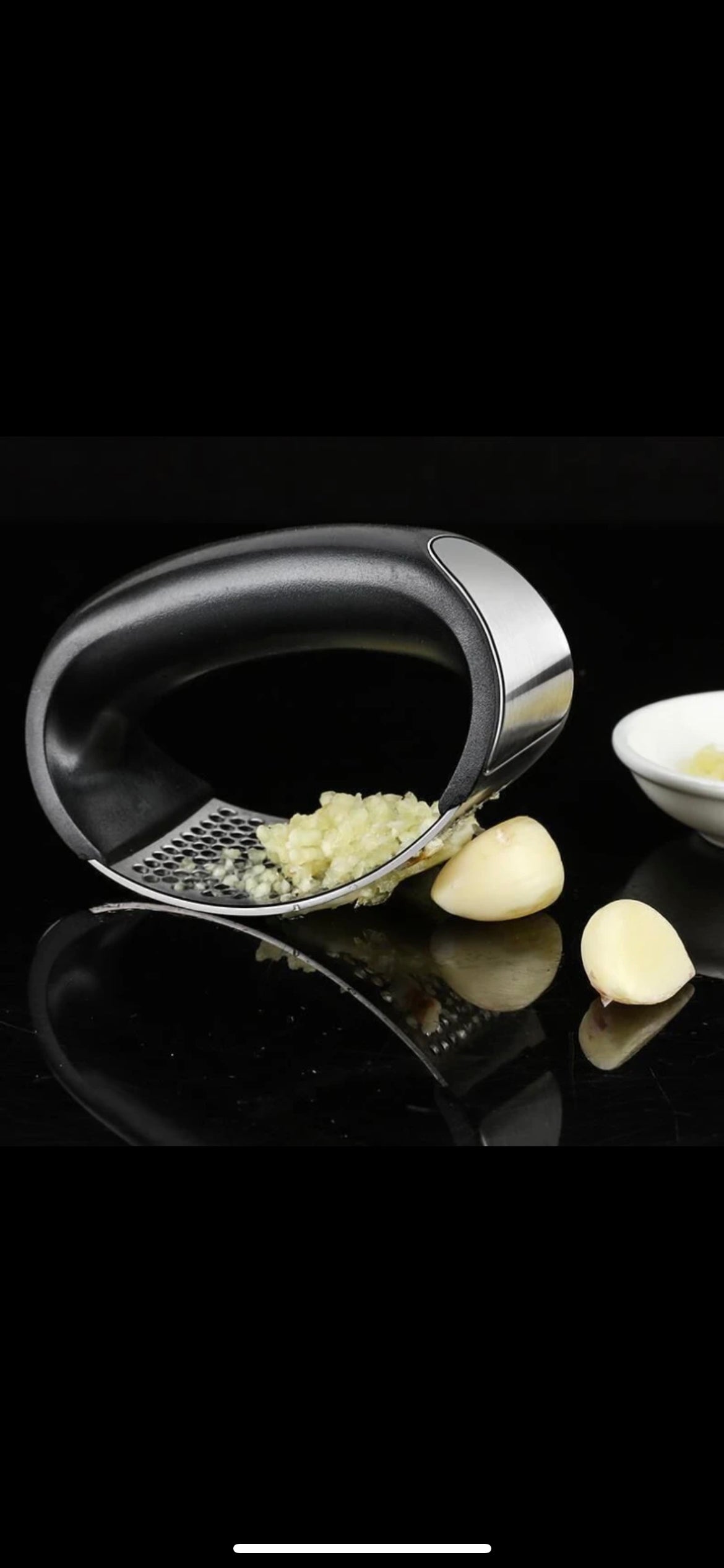 Stainless Steel Garlic Mincer￼