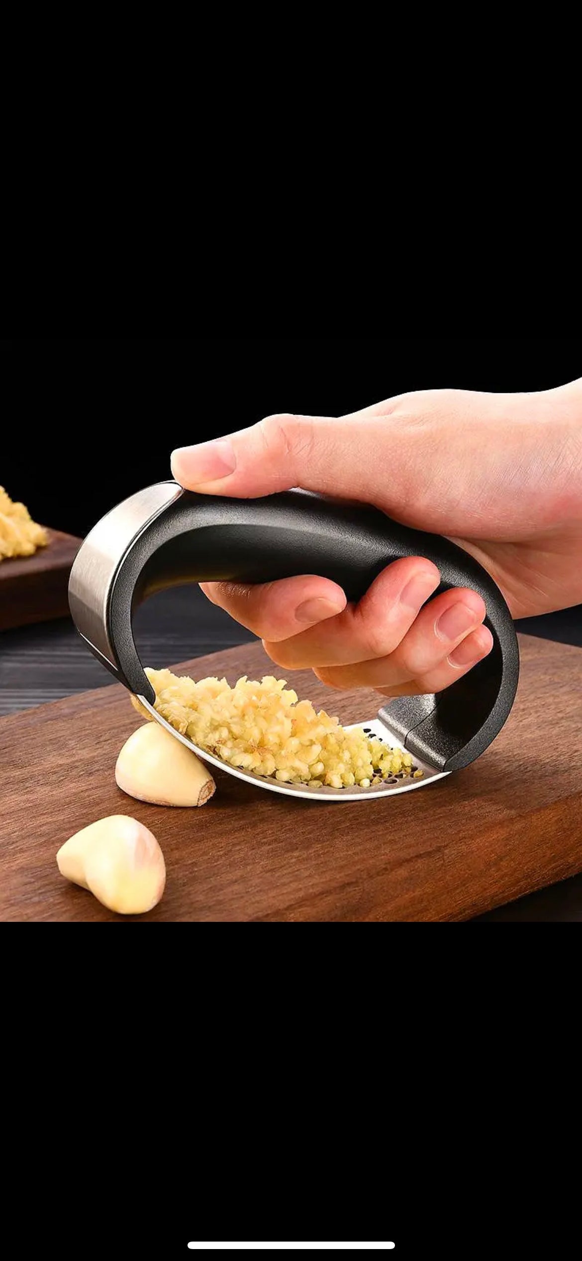 Stainless Steel Garlic Mincer￼